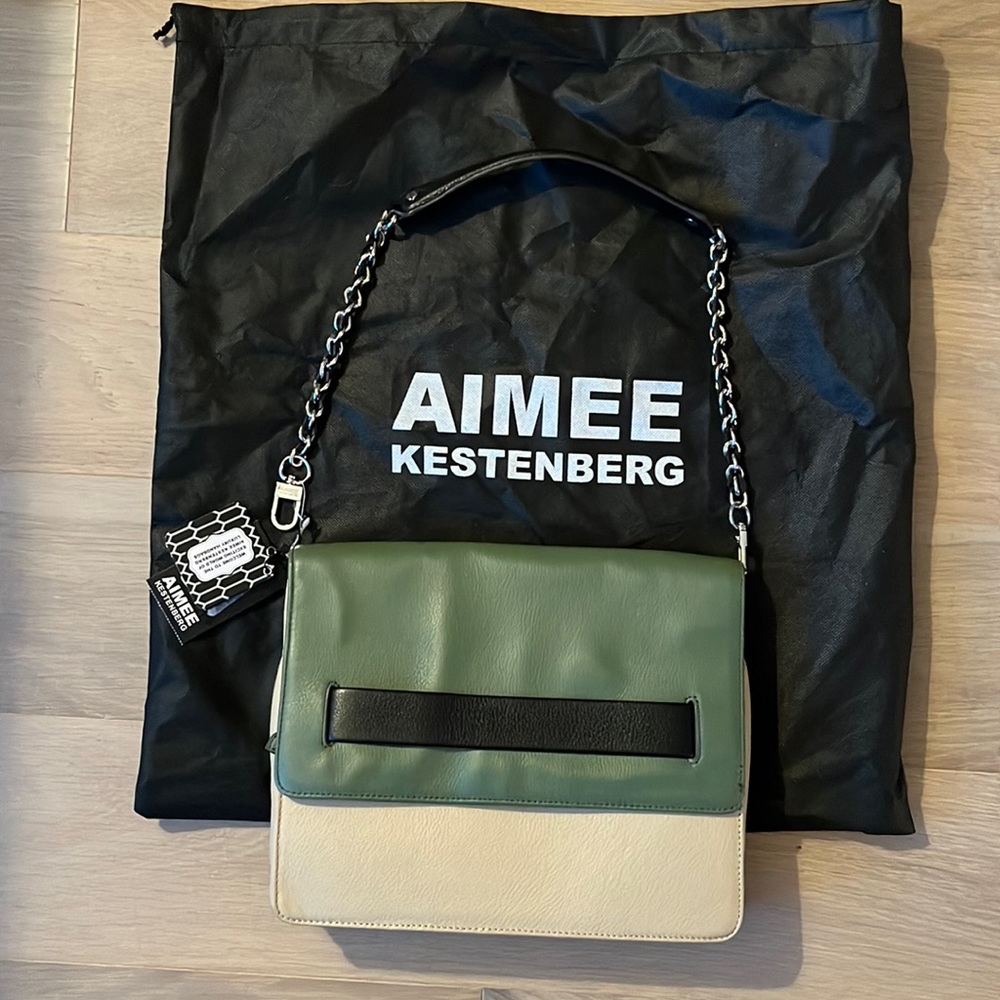 NWT Aimee Kestenberg Purse - Hunter Green